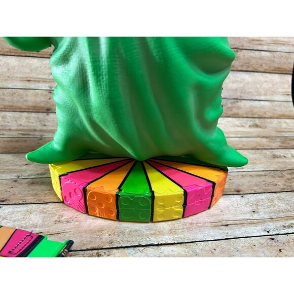 Oogie Boogie NBC Disney Parks 2018 Popcorn Bucket w Lanyard Dark Green MNSSHP - Picture 5 of 11